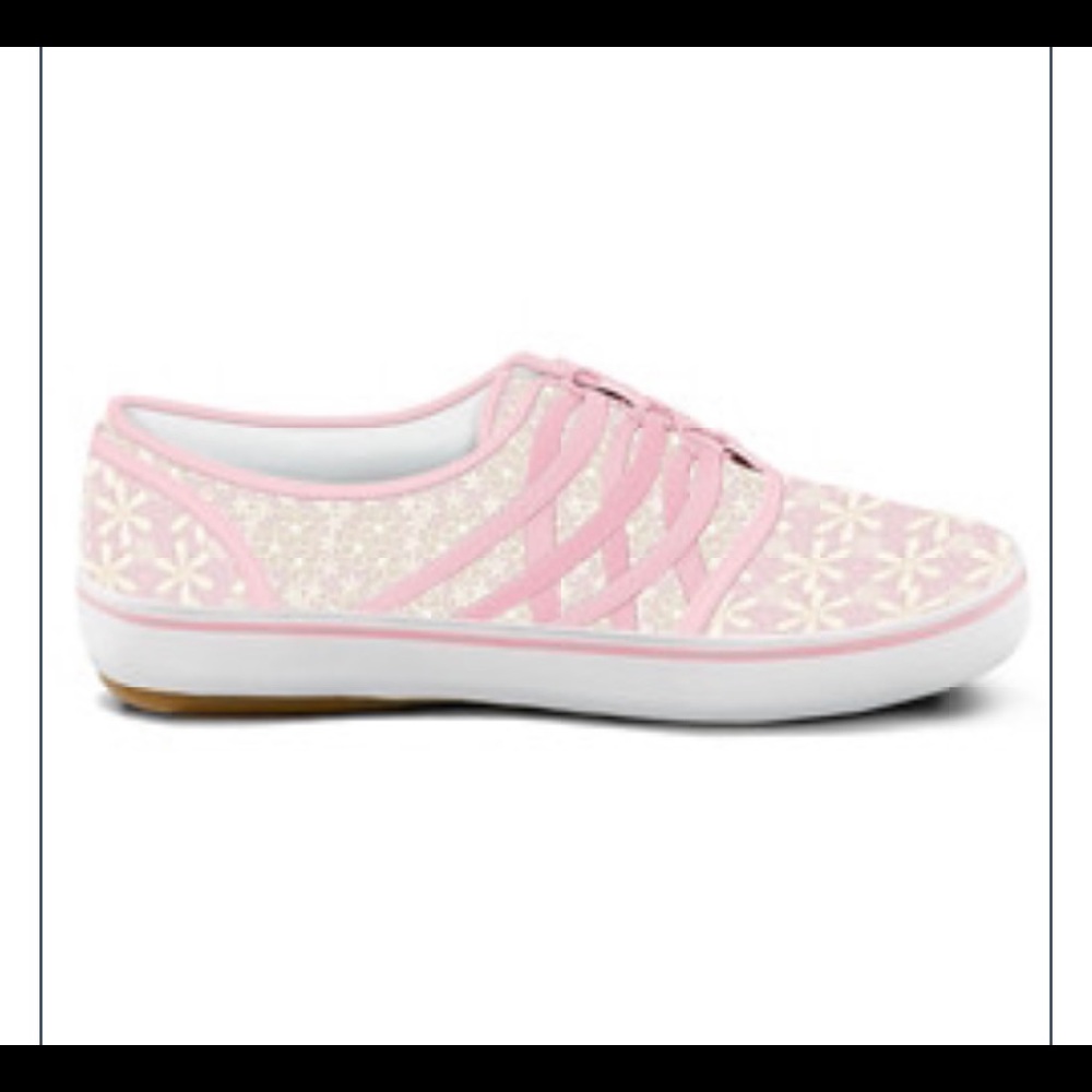 Laced with Hope Floral Sneakers with Cord Laces - Picture 9 of 9